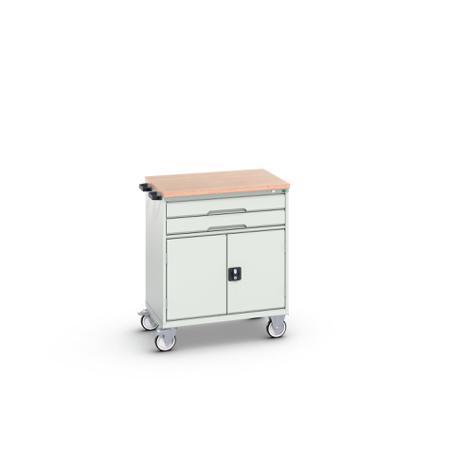 16927010-16 Bott 2 Door, 2 Drawer Sheet Steel Floor Standing Cabinet, 800 x 600 x 980mm