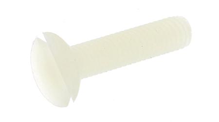 232-6912 RS PRO Slot Countersunk Nylon Machine Screw DIN 963, M3.5x16mm