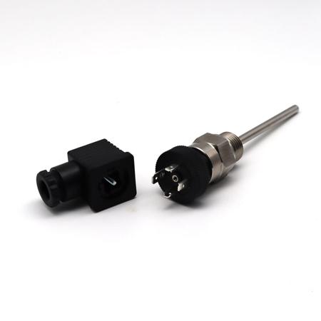 PTCDIN6-12-100 Prosensor PT100 Temperature Probe, 6mm Dia, 100mm Long, 3 Wire, G1/2, Class A +250°C Max