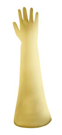 55100100 Ansell AlphaTec 55-100 Natural Natural Rubber Latex Abrasion Resistant, Tear Resistant Work Gloves, Size 10