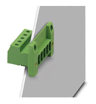 1840625 Phoenix Contact, 7.62mm Pitch, DFK-PC 4/ 9-GF-7.62, 9 Way, , Pluggable Terminal Block, Feed Through Header, Cable