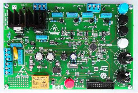 STEVAL-IHT005V2 STMicroelectronics Demonstration Board Motor Controller for STM32F100 for Home Appliance Applications