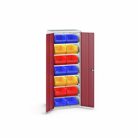16926451.24 Bott 2 Door Sheet Steel Cupboard, 800 x 550 x 2000mm