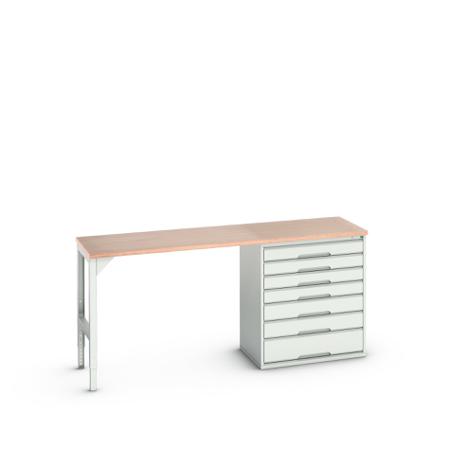 16921954-16 Bott Steel Workbench, 300kg Max Load, 930mm x 600mm x 2000mm