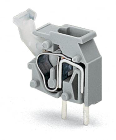 255-742 WAGO 255 Series PCB Connector, 1-Contact, 5/5.08mm Pitch, Through Hole Mount, 2-Row, Push Button Termination