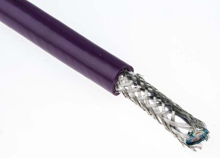 6463 VI005 Alpha Wire Alpha Essentials Data & Bus Cable Series Data Cable, 1 Pairs, 2 Cores, 0.35 mm², Screened, 22 AWG, 30m, Foil