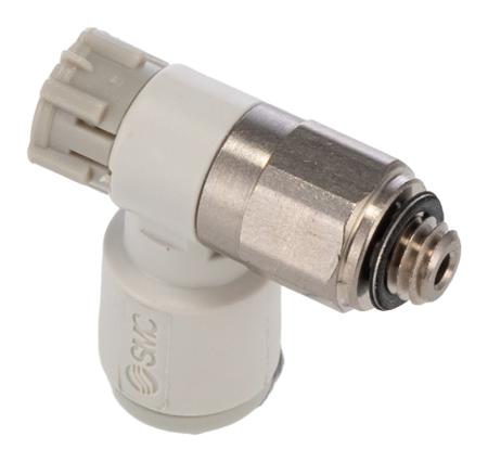 AS1201F-M5-06A SMC AS Series Flow Controller, M5 x 0.8 Male Inlet Port x 6mm Tube Outlet Port