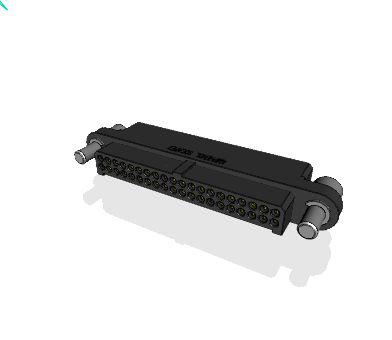 MHDAS2M040GE01 Amphenol Socapex MHDAS Series Straight PCB PCB Header, 40 Contact(s), 1.27 mm Pitch, 2 Row, Shrouded