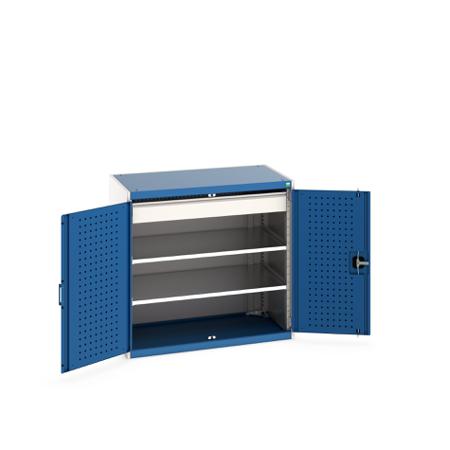 40021201-11V Bott 2 Door Steel Floor Standing Cupboard, 1050 x 650 x 1000mm