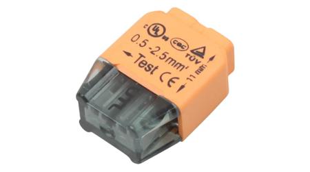 RND-205-01236 RND, RND 205 Splice Connector, Orange 0.5 → 2.5 mm²
