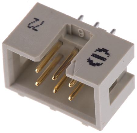 09185067324 HARTING SEK 18 Series Straight Through Hole PCB Header, 6 Contact(s), 2.54 mm Pitch, 2 Row, Shrouded