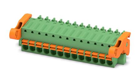 1817343 Phoenix Contact, 3.5mm Pitch, FK-MCP 1.5/13-ST-3.5-LR, 13 Way, , Pluggable Terminal Block, Plug, Cable Mount, Spring