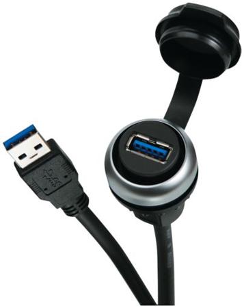 4000-73000-0160000 Murrelektronik Limited USB 3.0, Female; Male USB A to USB A, 1m