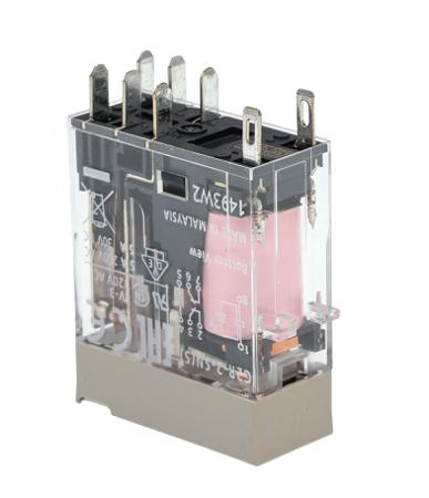G2R-2-SN-12VAC--S- Omron, 12V ac Coil Non-Latching Relay DPDT, 5A Switching Current Plug In, G2R-2-SN 12VAC (S)