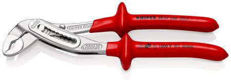 88 07 250 Knipex Alligator® Water Pump Pliers, 250 mm Overall, Flat, Straight Tip, VDE/1000V, 46mm Jaw