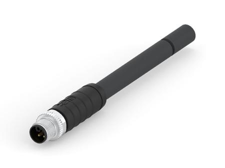 T4151199L14-005 TE Connectivity M12 L-Code Straight Male M12 to Unterminated Sensor Actuator Cable, Nylon, 5m