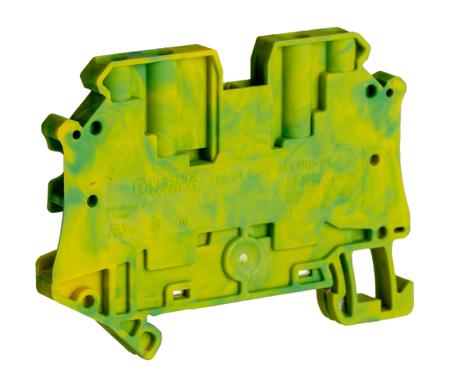 3044568 Phoenix Contact  UT 2.5 Clipline Series Green, Yellow, 2.5mm², Single-Level, Screw Termination
