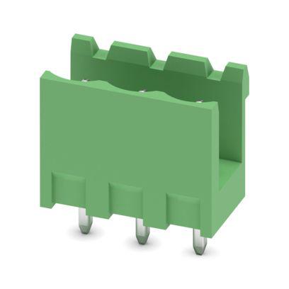 1753453 Phoenix Contact Straight Solder PCB Header, 3 Contact(s), 5 mm Pitch, 1 Row, Shrouded