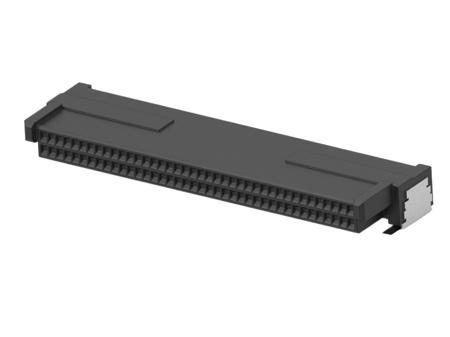 294259-E ERNI ERNI MicroCon Series Right Angle Surface Mount PCB Socket, 80-Contact, 2-Row, 0.8mm Pitch, Surface Mount