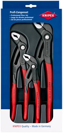 00 20 09 V02 Knipex Cobra® 3-Piece Water Pump Plier Set, 300 mm Overall