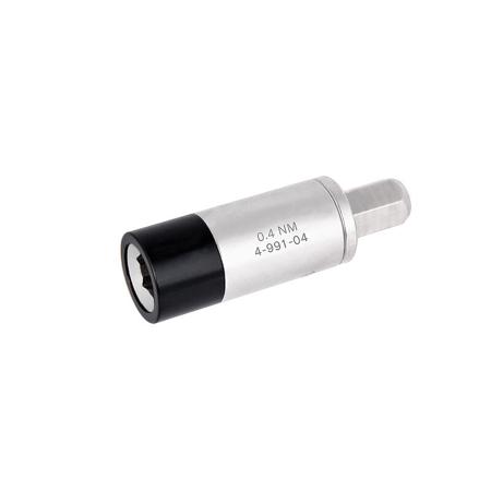 4-991-04 Bernstein 4-991 Series Hexagon Socket Torque Adapter, 6.35 mm, 1/4in Insert, Steel Grey Finish