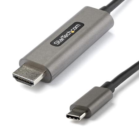 CDP2HDMM5MH StarTech.com USB C to HDMI Adapter Cable, USB C, 1 Supported Display(s) - 4K @ 60Hz