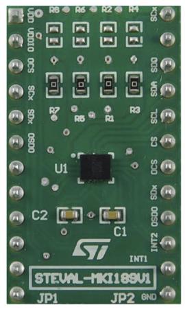 STEVAL-MKI189V1 STMicroelectronics LSM6DSM Adapter Board Adapter Board for LSM6DSM Standard DIL24 socket, STEVAL-MKI109V3 motherboard