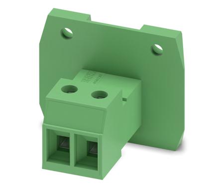 1840557 Phoenix Contact, 7.62mm Pitch, DFK-PC 4/ 2-GF-7.62, 2 Way, , Pluggable Terminal Block, Feed Through Header, Cable