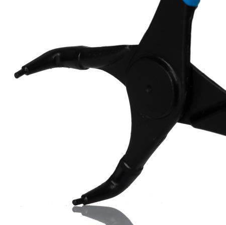 8000-J-31 Gedore 214 mm Chrome Vanadium Steel Circlip Pliers with Bent Tip, Internal, Range 40 → 100 mm