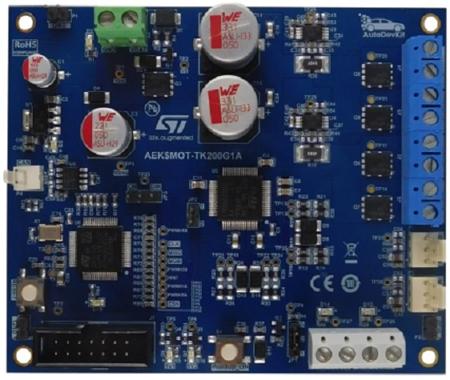 AEK-MOT-TK200G1 STMicroelectronics Power liftGate controller Board based on L99DZ200G Multioutput Driver and SPC582B60E1 Chorus 1M MCU