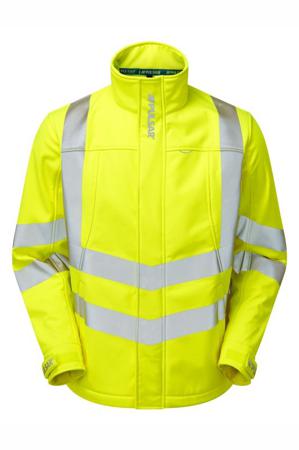 P534-XL Pulsar Hi-Viz Yellow Soft Shell Jacket -