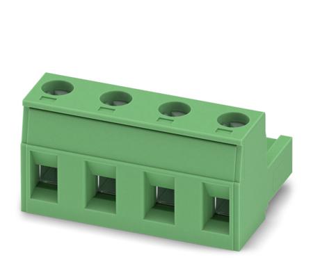 1767025 Phoenix Contact, 7.62mm Pitch, GMSTB 2.5/ 4-ST-7.62, 4 Way, , Pluggable Terminal Block, Plug, Cable Mount, Screw