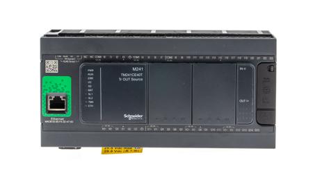 TM241CE40T Schneider Electric Modicon M241 Series PLC CPU, Transistor Output, 24-Input