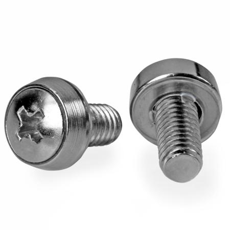 CABSCREWSM62 StarTech.com CABS Series Screw for Use with Rack Mounting, M6mm Thread, 100 Piece(s)