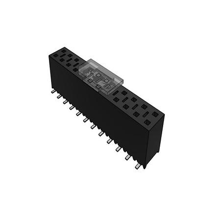 SSM-112-L-DV-LC-P-TR Samtec SSM Series Vertical Surface Mount PCB Socket, 24-Contact, 2-Row, 2.54mm Pitch, Solder Termination