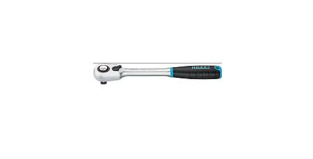 916HP HAZET  1/2 in Reversible Ratchet with Dual Component Handle, 275 mm Overall