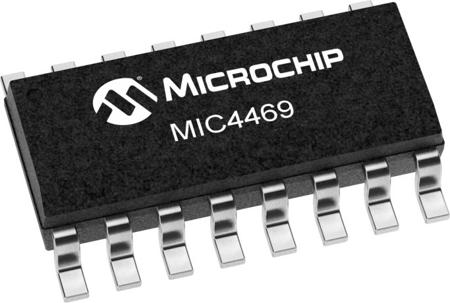 MIC4469YWM Microchip  Quad Low Side MOSFET Power Driver, 1.2A 16-Pin, SOIC