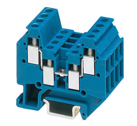 3025150 Phoenix Contact  MT 1.5-QUATTRO BU Series Blue, 1.5mm², 1-Level, Screw Termination