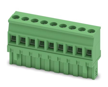 1912472 Phoenix Contact, 5.08mm Pitch, 5 HC/ 9-ST, MVSTBR 2, 9 Way, Pluggable Terminal Block, Plug, Plug-In,