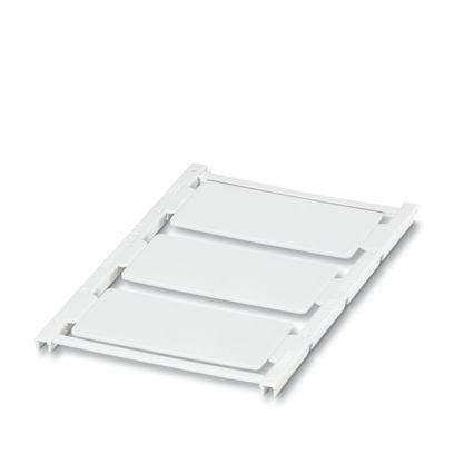 0804433 Phoenix Contact UC-EMLP White on White Cable Labels, 30 mm Length, 60 mm Width, 30mm Label Length, 60mm Label Width