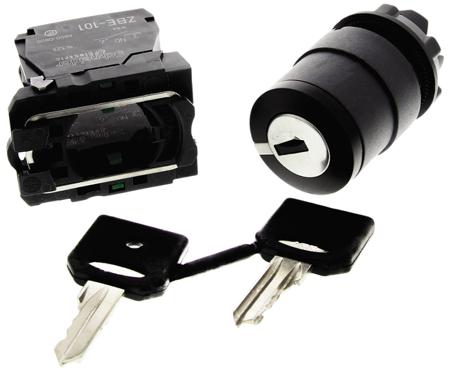 XB5AG03 Schneider Electric Selector Switch - (2NO) 22mm Cutout Diameter 3 Positions