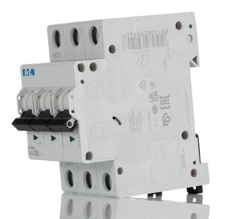 239144 FAZ6-C10/3 Eaton xEffect MCB, 3P, 10A Curve C, 230 → 400V AC, 6 kA Breaking Capacity