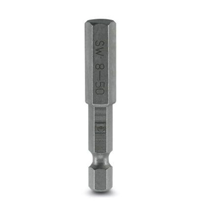 1212651 Phoenix Contact Hexagon Screwdriver Bit, 8 mm Tip