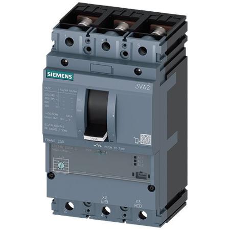 3VA2216-6HK32-0AA0 Siemens SENTRON Electronic Circuit Breaker 160A 3VA2, 3 channels Type N