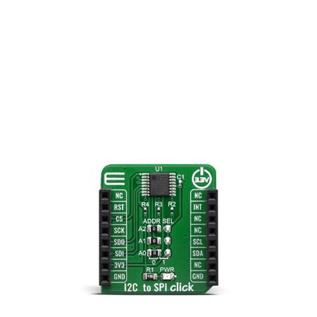 MIKROE-3743 MikroElektronika 12C to SPI click SC18IS602B Development Kit for Interface Between SPI Bus and I2C Bus