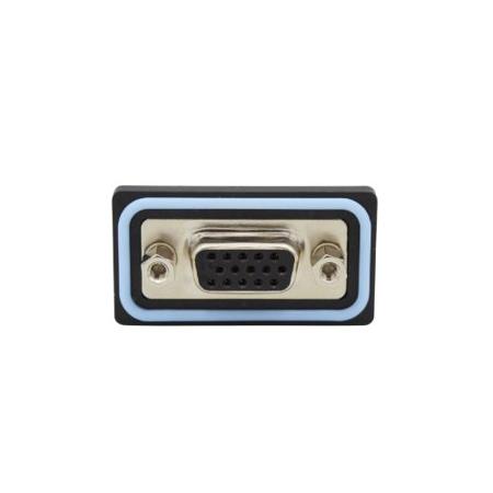 HDF-S15-203L011 Norcomp HDF 15 Way Solder D-sub Connector Socket, 2.29mm Pitch, with 4-40 Screw Locks