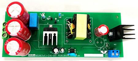 BD28C57HFJ-EVK-001 ROHM BD28C57HFJ Evaluation Board Evaluation Board for BD28C57HFJ Outputs An Isolated Voltage Of 24 V From An Input Of