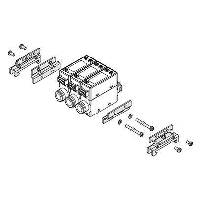 ZS-33-R1 SMC Bracket , For Use With PFM