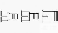 2-745129-9 TE Connectivity, 2-74 Series Shielding Ferrule For Use With Connector Strain Relief