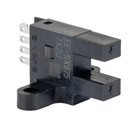 EE-SX675 Omron Through Beam (Fork) Photoelectric Sensor Maximum of 5 mm Detection Range NPN IP50 Fork Style